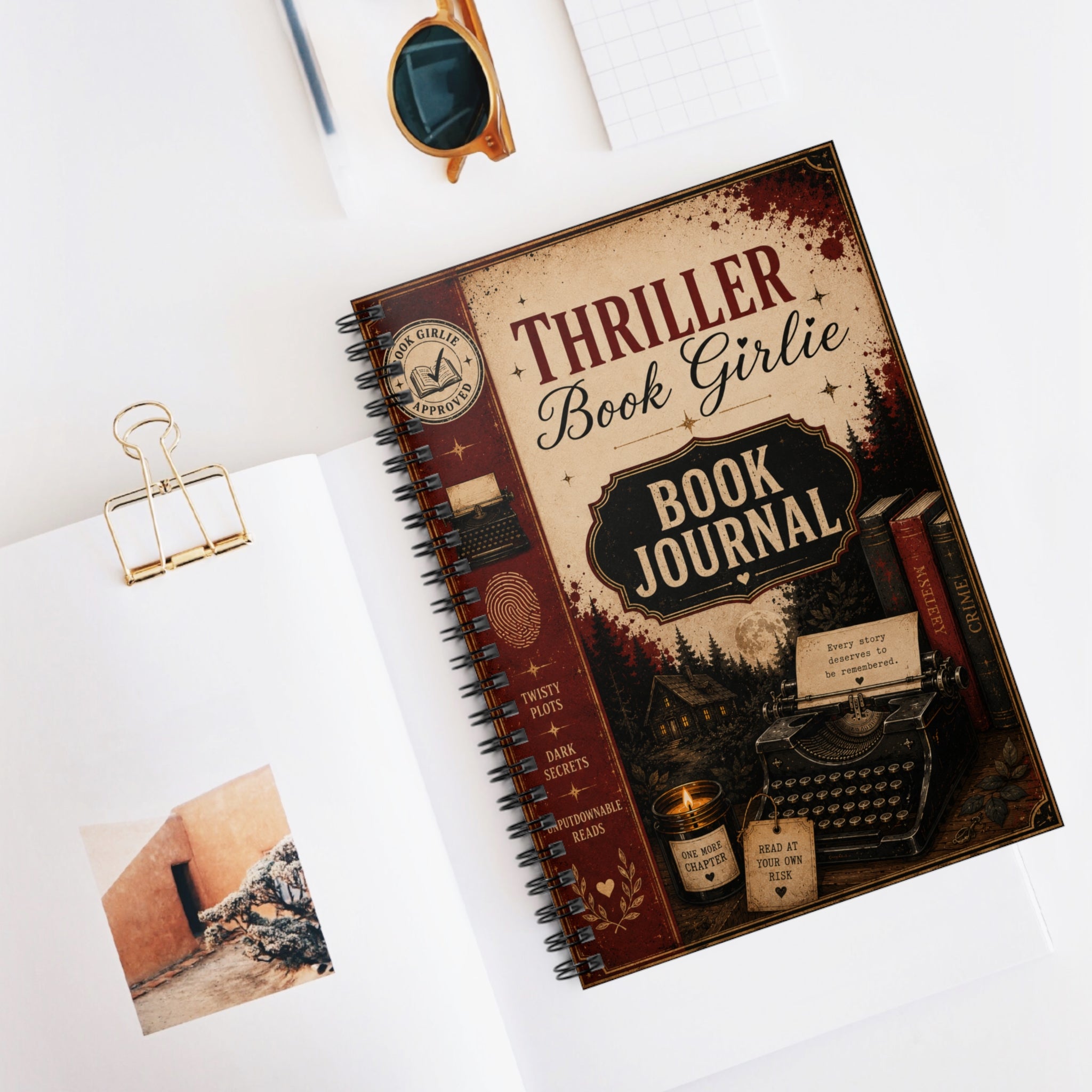 Thriller Book Girlie Journal